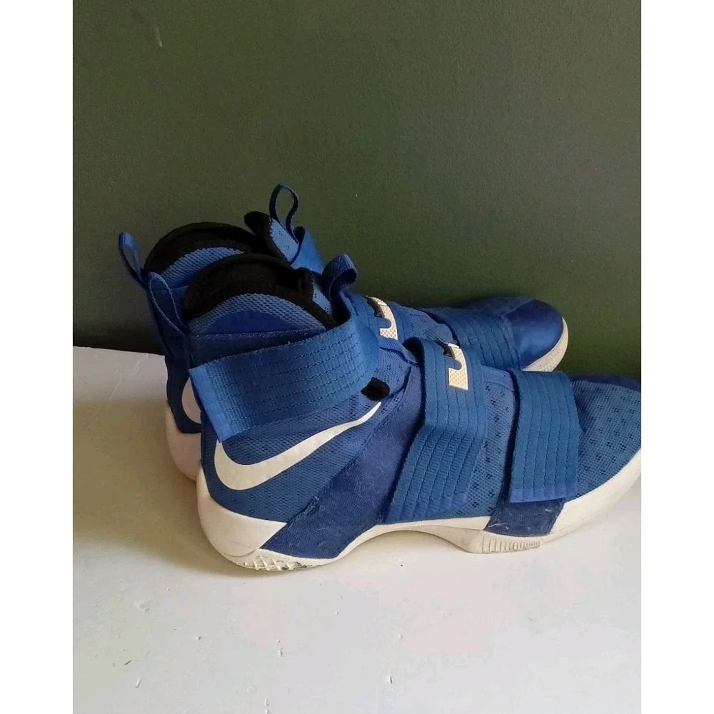 Nike LeBron Soldier XIV 14 Blue‎ White Basketball Shoes Sneakers